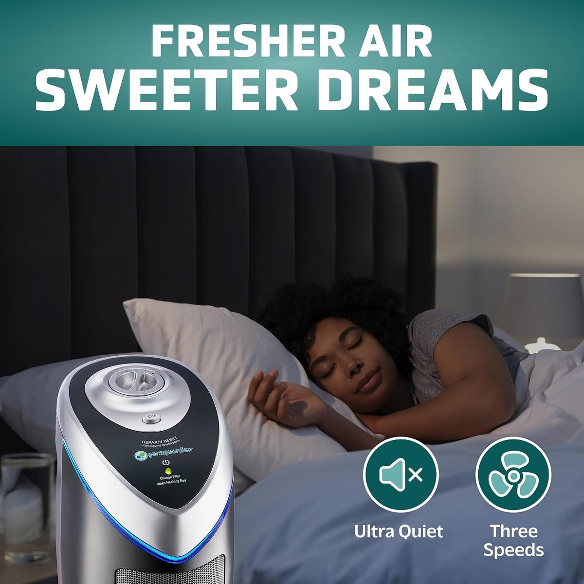HEPA Air Purifier - Large Room Air Purifier for Bedroom, Office, Dorm, and Ho...