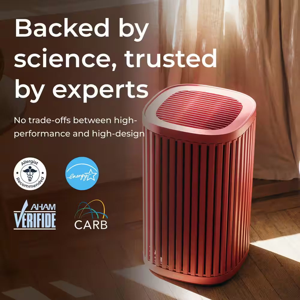 The Air Purifier 3-In-1, Ultra-Quiet, Medical Grade, True HEPA Filter, AHAM Verifide, up to 975 Sq Ft, in White
