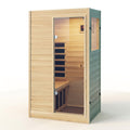 Infrared Sauna Built for Home Wellness, European Aspen Wood, Low EMF Carbon Panels, 905W Heating, Compact