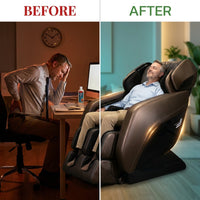 M9 3D Full Body AI Massage Chair — Before & After