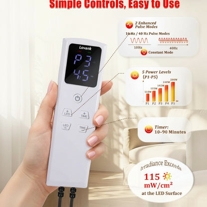 Red Light Therapy Mat for Full Body — 87.4"X33" Infrared Red Light Blanket with 2874 (660Nm & 850Nm) Leds for Home Use