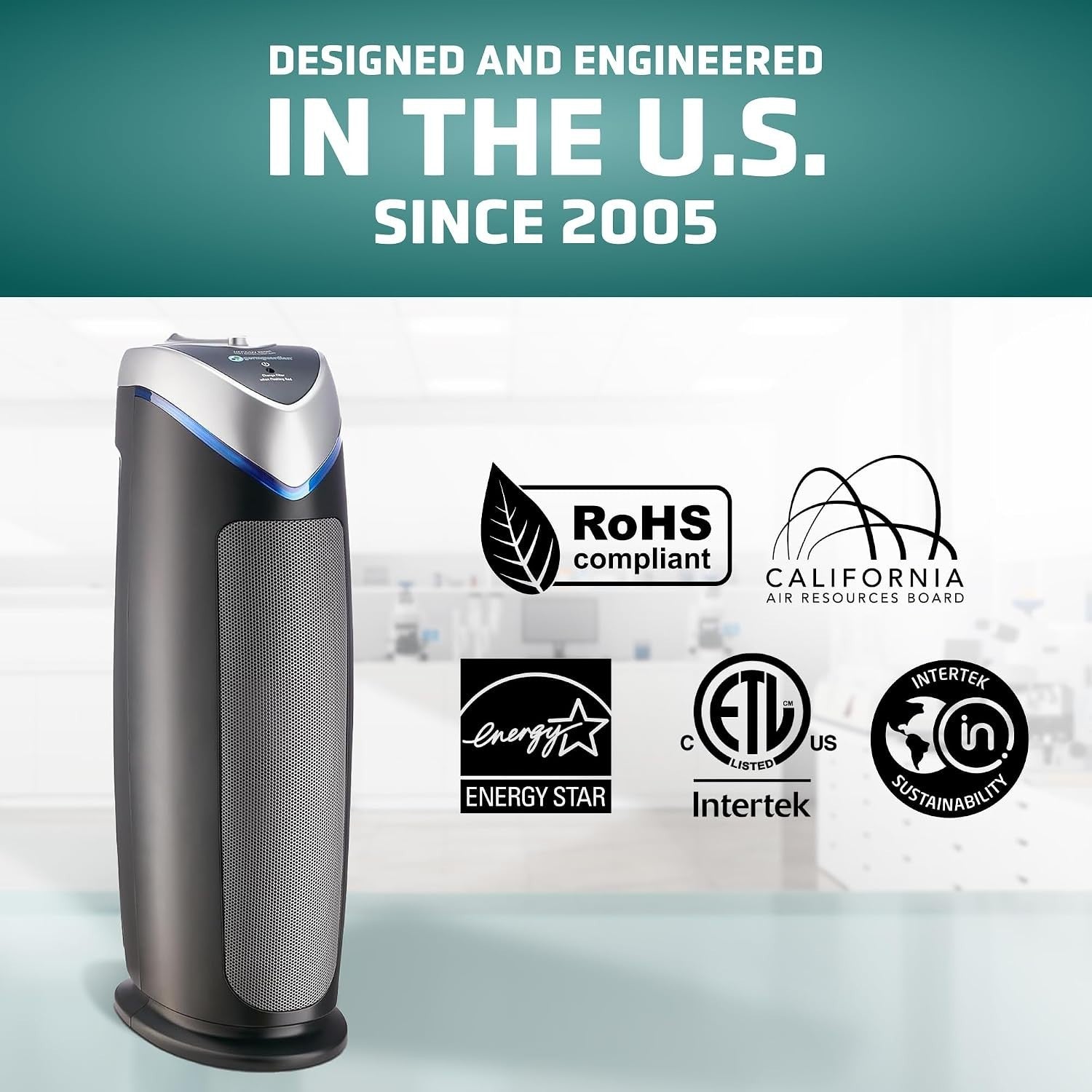 HEPA Air Purifier - Large Room Air Purifier for Bedroom, Office, Dorm, and Ho...