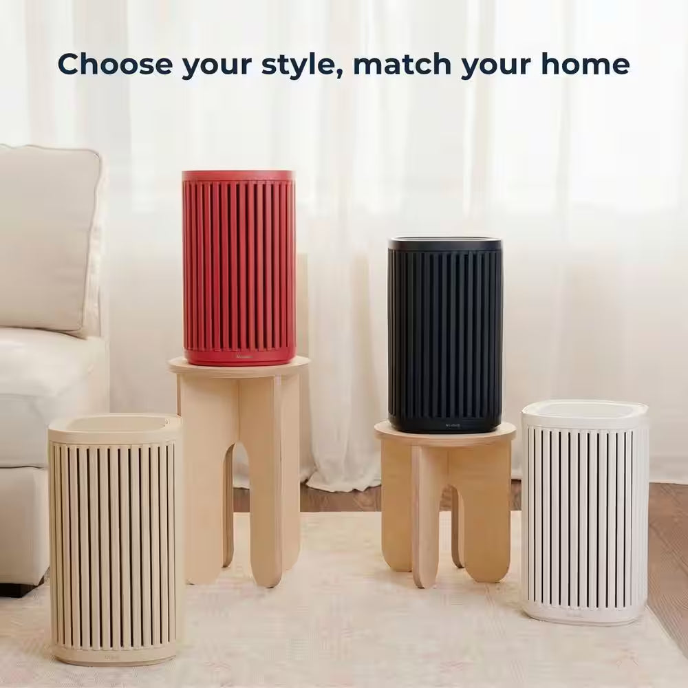 The Air Purifier 3-In-1, Ultra-Quiet, Medical Grade, True HEPA Filter, AHAM Verifide, up to 975 Sq Ft, in White