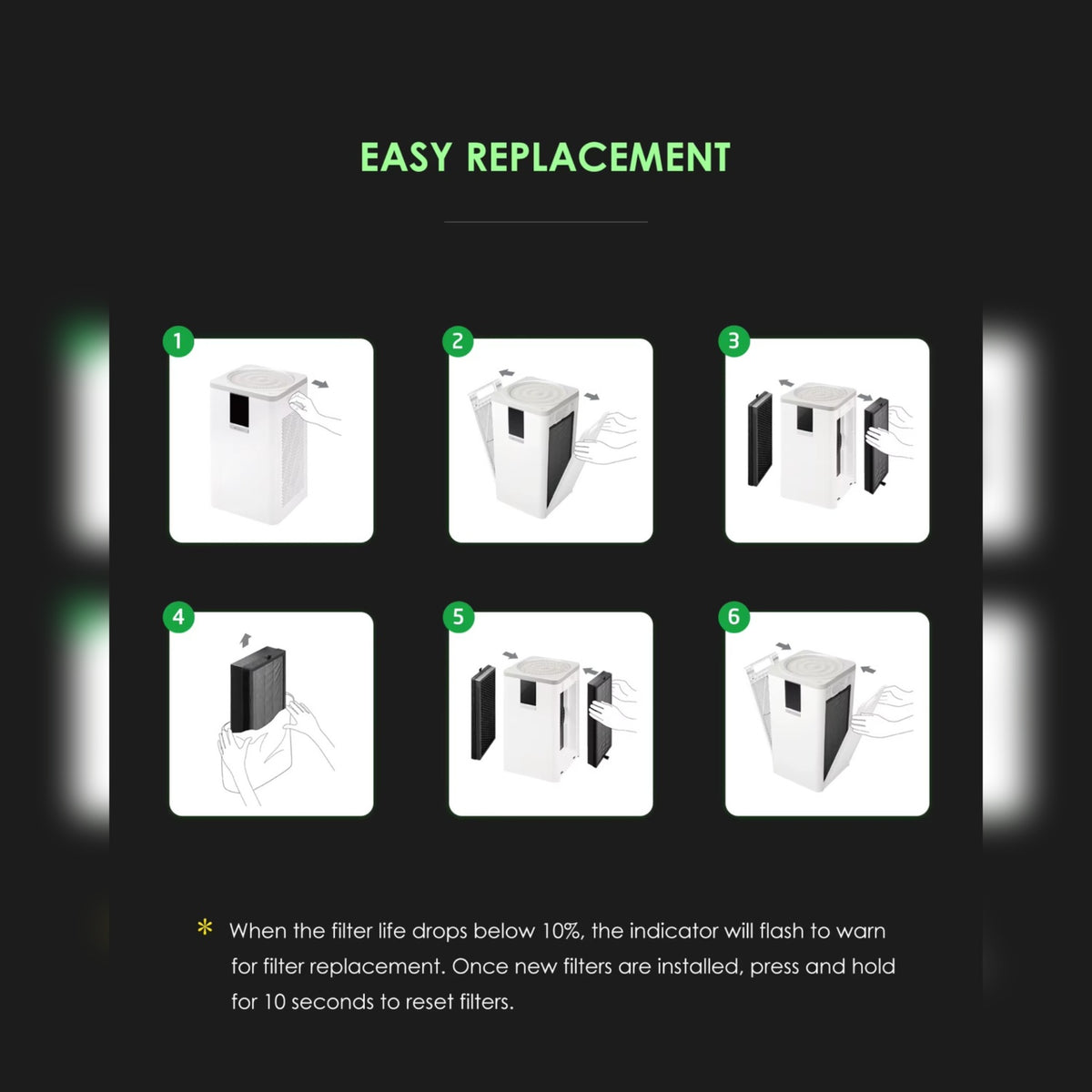 2024 Best Selling Voice Control Portable Electrical Air Purifier Cleaner Smart Air Purifier with HEPA Filter